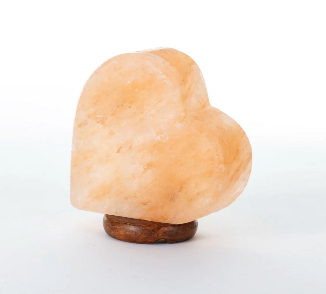 Himalayan Salt Heart Lamp