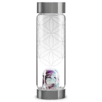 VitaJuwel Via Flower of Life Crystal Water Bottle