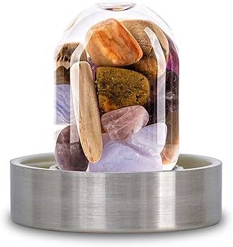 VitaJuwel Via Heat 5 Elements | Insulated Crystal Infusion Water Bottle